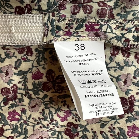 Agnes B. Liberty Print Mini Skirt - Picture 3 of 7